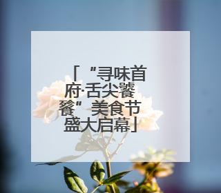 “寻味首府·舌尖饕餮”美食节盛大启幕