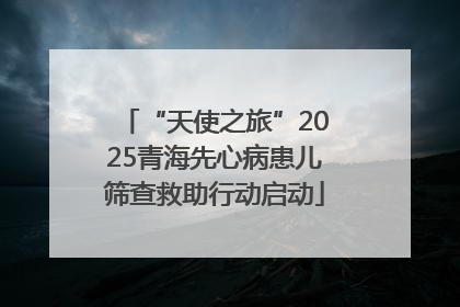 “天使之旅”2025青海先心病患儿筛查救助行动启动