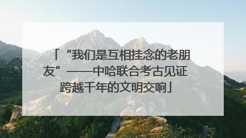 “我们是互相挂念的老朋友”——中哈联合考古见证跨越千年的文明交响