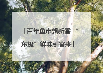 百年鱼市飘新香 “东极”鲜味引客来