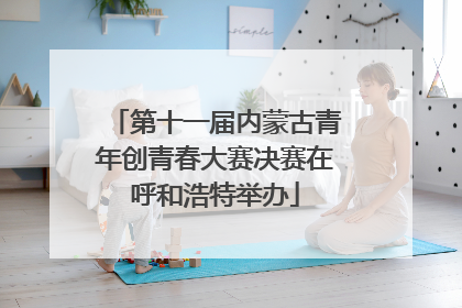 第十一届内蒙古青年创青春大赛决赛在呼和浩特举办