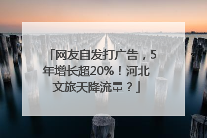 网友自发打广告，5年增长超20%！河北文旅天降流量？