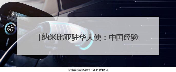纳米比亚驻华大使：中国经验表明，现代化不光是经济腾飞