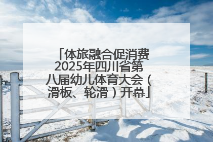 体旅融合促消费 2025年四川省第八届幼儿体育大会（滑板、轮滑）开幕