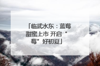 临武水东：蓝莓甜蜜上市 开启“莓”好初夏