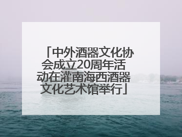 中外酒器文化协会成立20周年活动在灌南海西酒器文化艺术馆举行