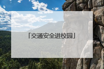 交通安全进校园