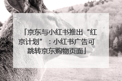京东与小红书推出“红京计划”：小红书广告可跳转京东购物页面