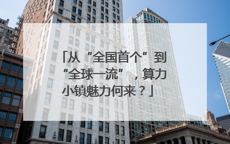 从“全国首个”到“全球一流”，算力小镇魅力何来？