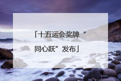 十五运会奖牌“同心跃”发布