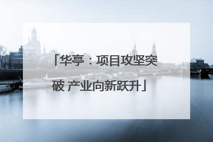 华亭：项目攻坚突破 产业向新跃升