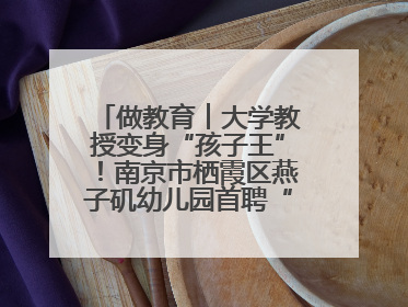 做教育︱大学教授变身“孩子王”！南京市栖霞区燕子矶幼儿园首聘“科学副园长”点燃萌娃科学梦