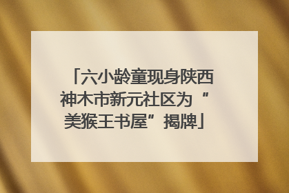 六小龄童现身陕西神木市新元社区为“美猴王书屋”揭牌