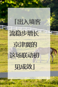 出入境客流稳步增长 京津冀的这场联动初见成效