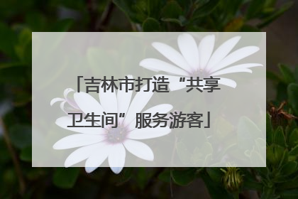 吉林市打造“共享卫生间”服务游客
