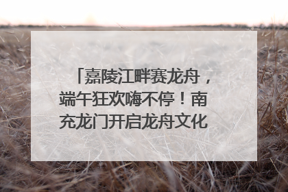 嘉陵江畔赛龙舟，端午狂欢嗨不停！南充龙门开启龙舟文化盛宴｜镜观四川