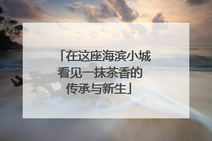 在这座海滨小城 看见一抹茶香的传承与新生
