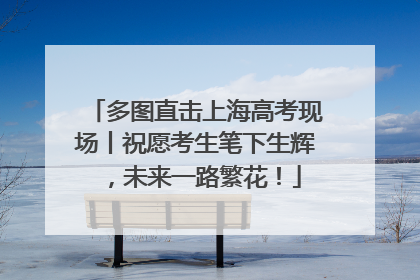 多图直击上海高考现场丨祝愿考生笔下生辉，未来一路繁花！