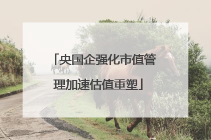 央国企强化市值管理加速估值重塑