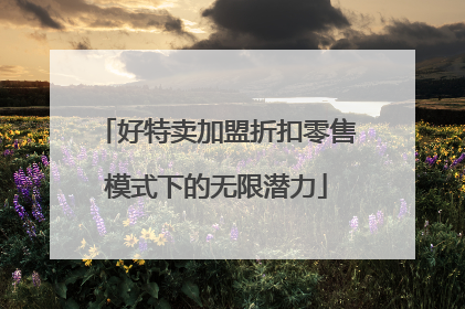 好特卖加盟折扣零售模式下的无限潜力