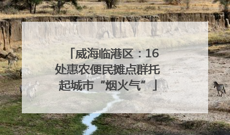 威海临港区：16处惠农便民摊点群托起城市“烟火气”