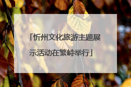 忻州文化旅游主题展示活动在繁峙举行