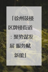 徐州鼓楼区牌楼街道：聚势谋发展 服务赋新能
