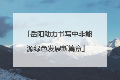 岳阳助力书写中非能源绿色发展新篇章