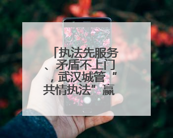 执法先服务、矛盾不上门，武汉城管“共情执法”赢来双向奔赴
