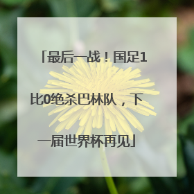 最后一战！国足1比0绝杀巴林队，下一届世界杯再见