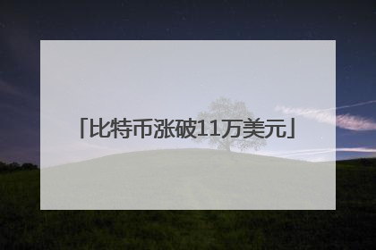 比特币涨破11万美元