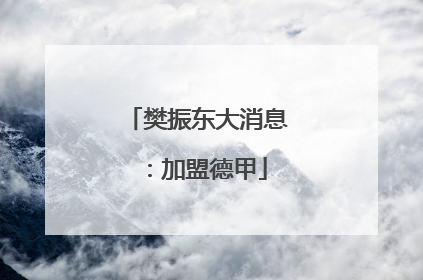 樊振东大消息：加盟德甲