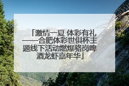激情一夏 体彩有礼——合肥体彩世俱杯主题线下活动燃爆骆岗啤酒龙虾嘉年华