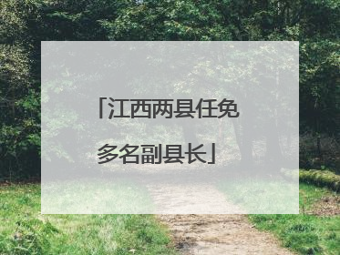 江西两县任免多名副县长