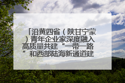 沿黄四省（陕甘宁蒙）青年企业家深度融入高质量共建“一带一路”和西部陆海新通道建设战略合作交流会在甘肃兰州召开