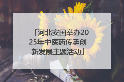 河北安国举办2025年中医药传承创新发展主题活动