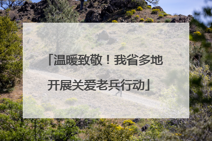 温暖致敬！我省多地开展关爱老兵行动