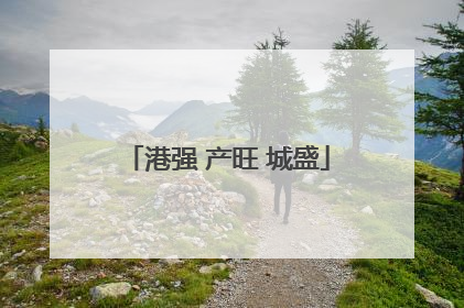 港强 产旺 城盛