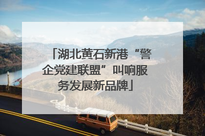 湖北黄石新港“警企党建联盟”叫响服务发展新品牌