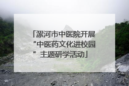 漯河市中医院开展“中医药文化进校园”主题研学活动