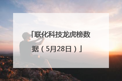 联化科技龙虎榜数据（5月28日）