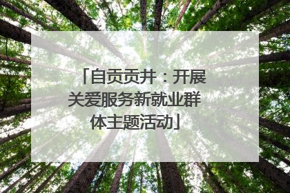 自贡贡井：开展关爱服务新就业群体主题活动