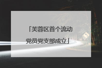 芙蓉区首个流动党员党支部成立