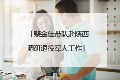 裴金佳带队赴陕西调研退役军人工作