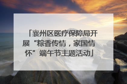 襄州区医疗保障局开展“粽香传情，家国情怀”端午节主题活动