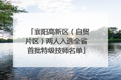 襄阳高新区（自贸片区）两人入选全省首批特级技师名单