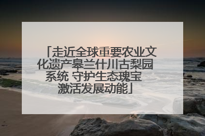 走近全球重要农业文化遗产皋兰什川古梨园系统 守护生态瑰宝 激活发展动能
