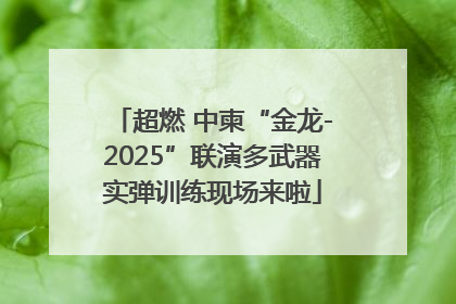 超燃 中柬“金龙-2025”联演多武器实弹训练现场来啦