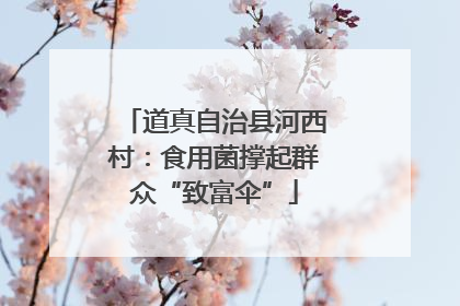 道真自治县河西村：食用菌撑起群众“致富伞”