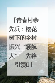 青春村余先兵：樱花树下的乡村振兴“领航人”｜先锋引领⑪